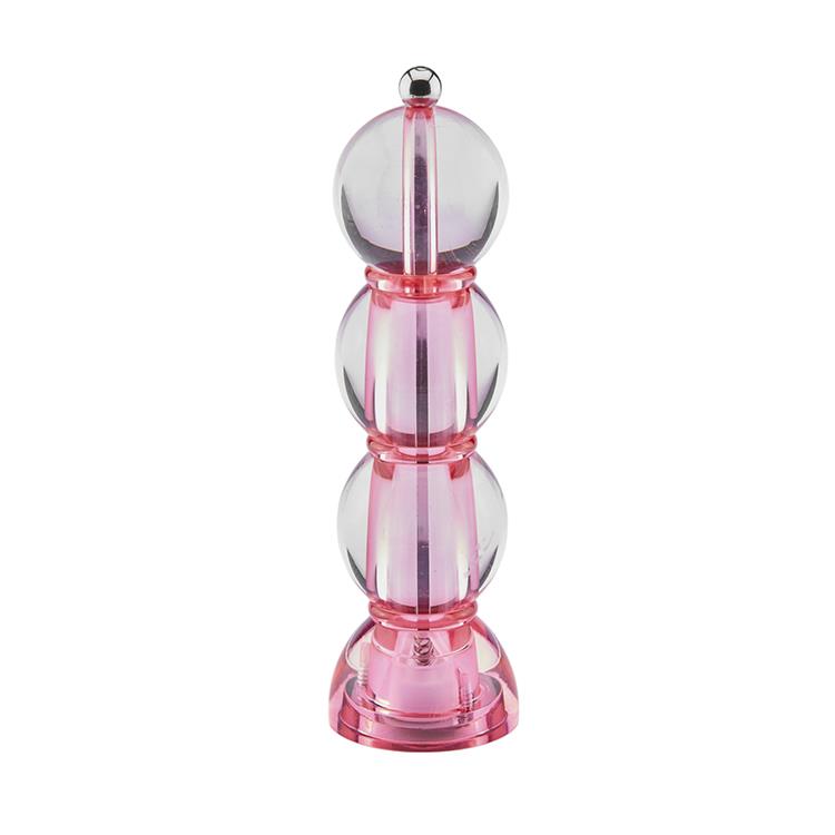 Pink Icy Bobbin Salt or Pepper Mill