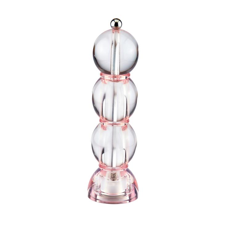 Pale Pink Icy Bobbin Salt or Pepper Mill