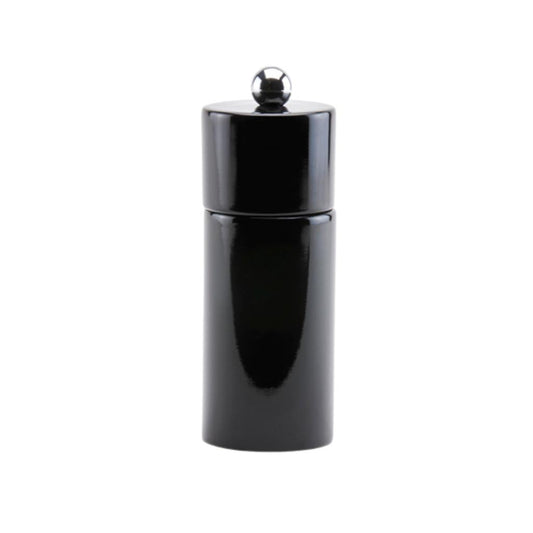 Black Mini Column Salt or Pepper Mill