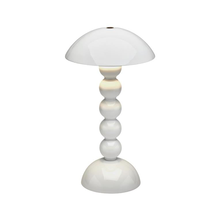 White Bobbin LED Lamp