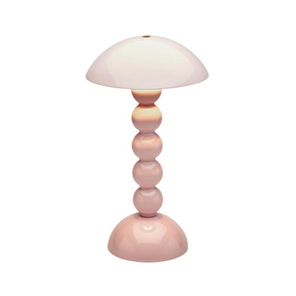 Pale Pink Bobbin LED Lamp