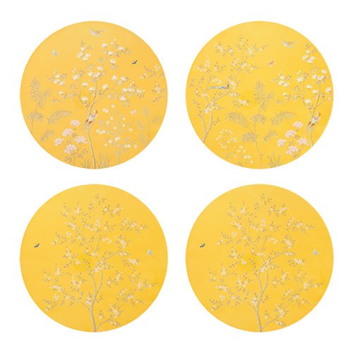 Chinoiserie Placemat Yellow - Set of 4