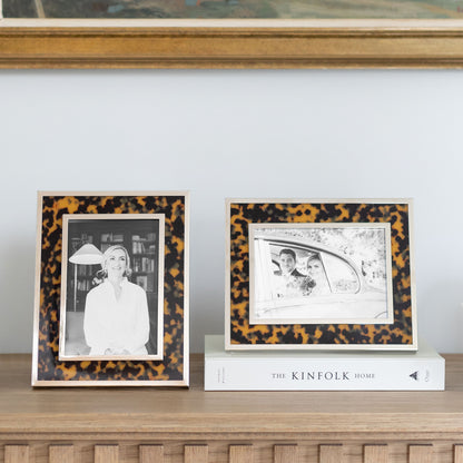 Tortoiseshell & Silver Photo Frame