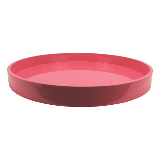 Watermelon Round Large Lacquered Tray