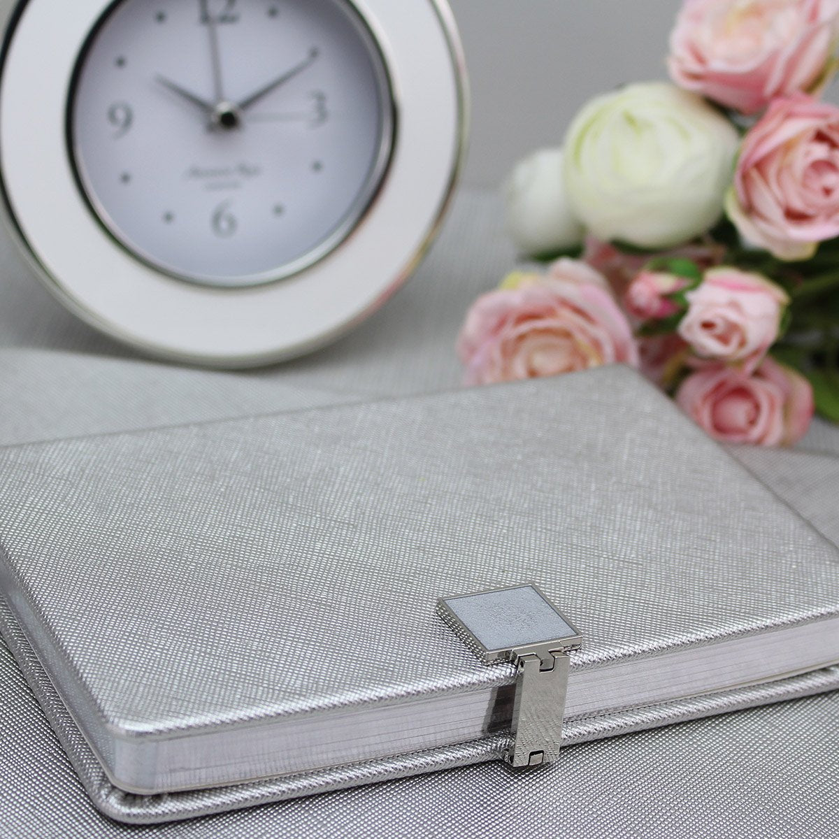 Silver & Silver A5 Notebook