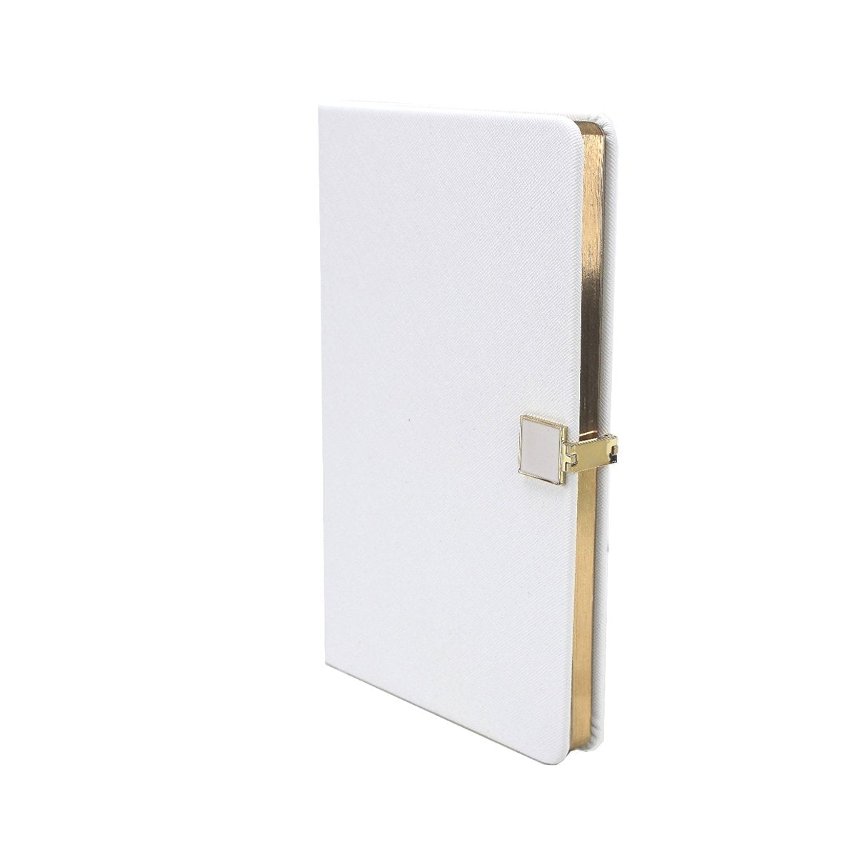 White & Gold A5 Notebook