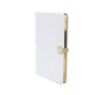 White & Gold A5 Notebook