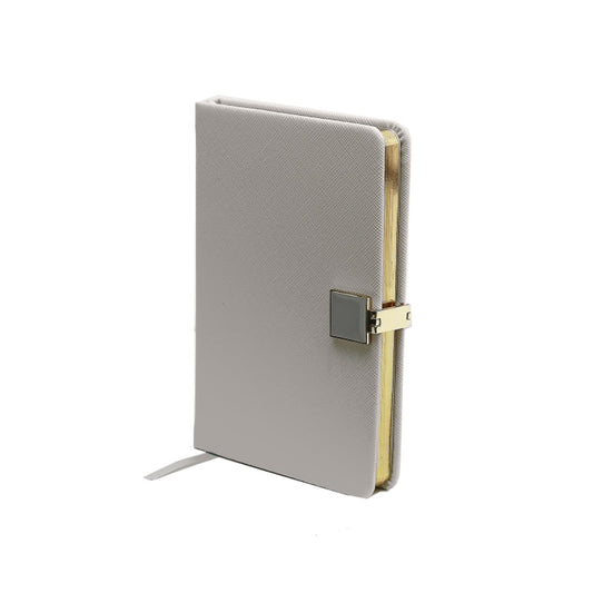 Grey & Gold A6 Notebook