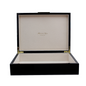 Large Black Lacquer Box With Gold