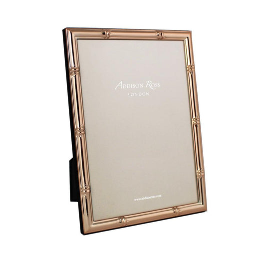 Bamboo Rose Gold Photo Frame - Gold Frames - Addison Ross