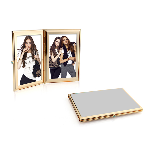 Chiffon & Gold Travel Frame - Enamel Frame - Addison Ross