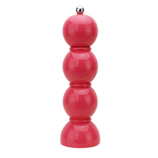 Watermelon Pink Lacquer Bobbin Salt or Pepper Mill