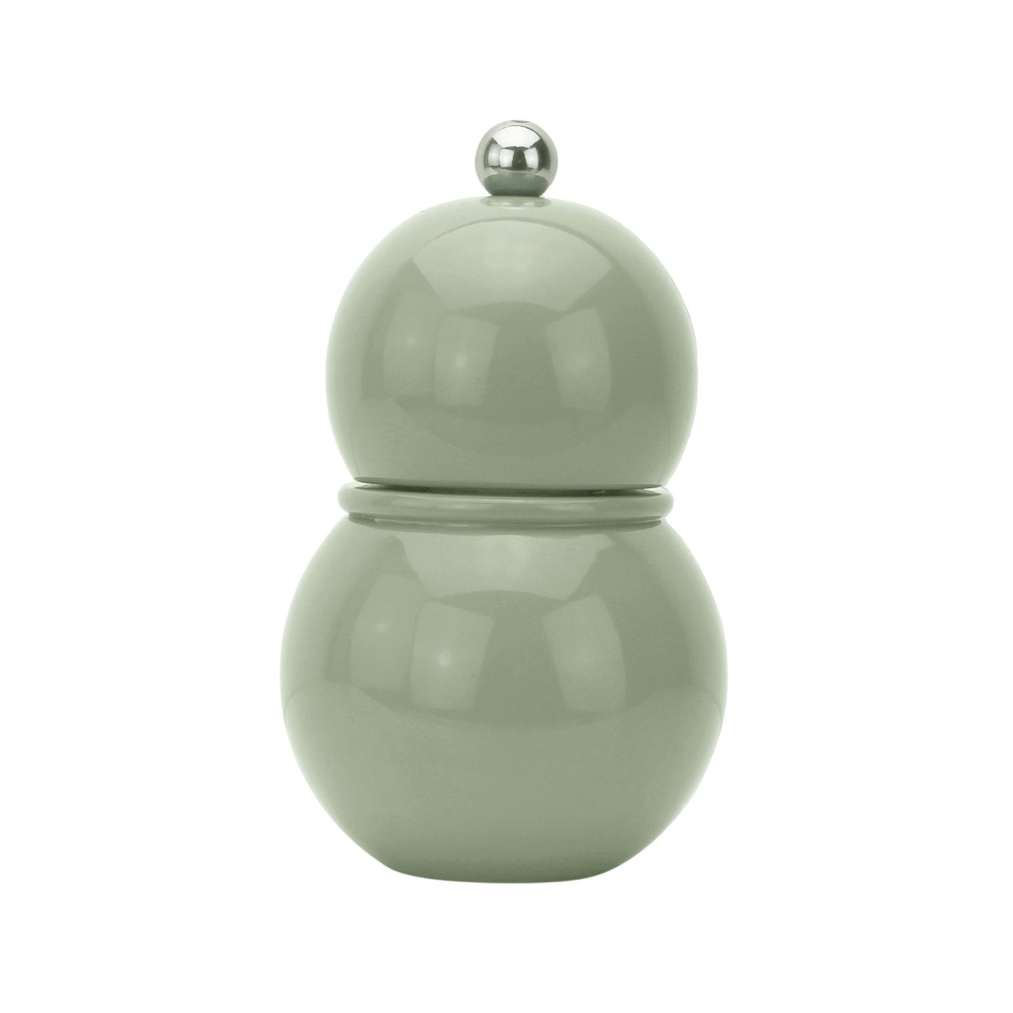 Sage Lacquer Chubby Salt or Pepper Mill