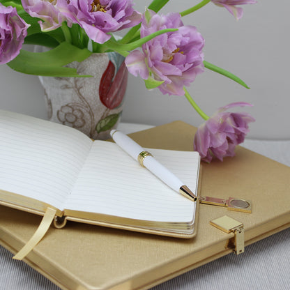 Gold & Gold A5 Notebook