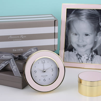 Pastel Pink & Gold Alarm Clock - Clock - Addison Ross