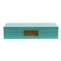 Turquoise Jewellery Box with Gold