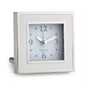 White & Silver Square Alarm Clock - Clock - Addison Ross