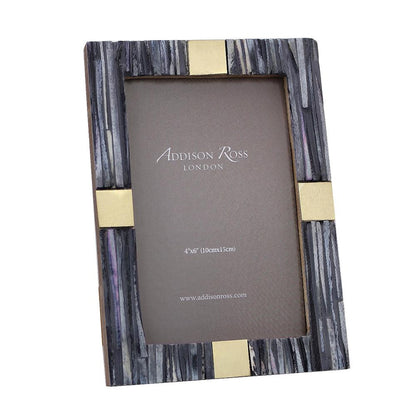 Grey Bone 4 x 6 Photo Frame - Exotic Frames - Addison Ross